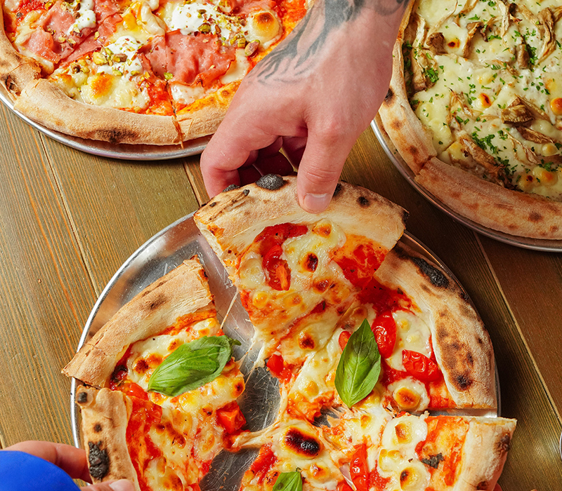 Dough-Go Pizza Shop Pizzas