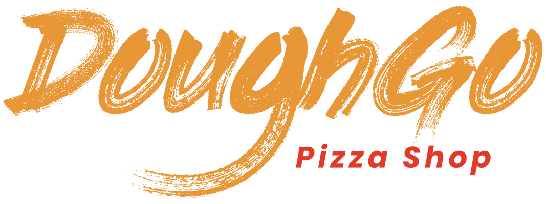 DoughGo Pizza Shop Logo (Full Color)