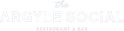 The Argyle Social Horizontal Logo White